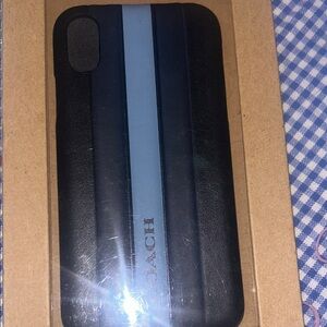 Coach Dual-Tone Black and Blue Phone Case